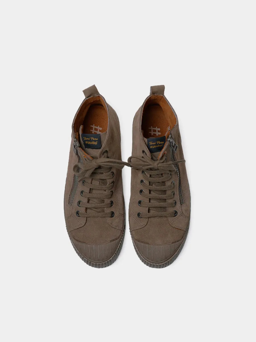 Zapatillas mujer - Botín para mujer en serraje  | GARDA-SY  - Toni Pons  