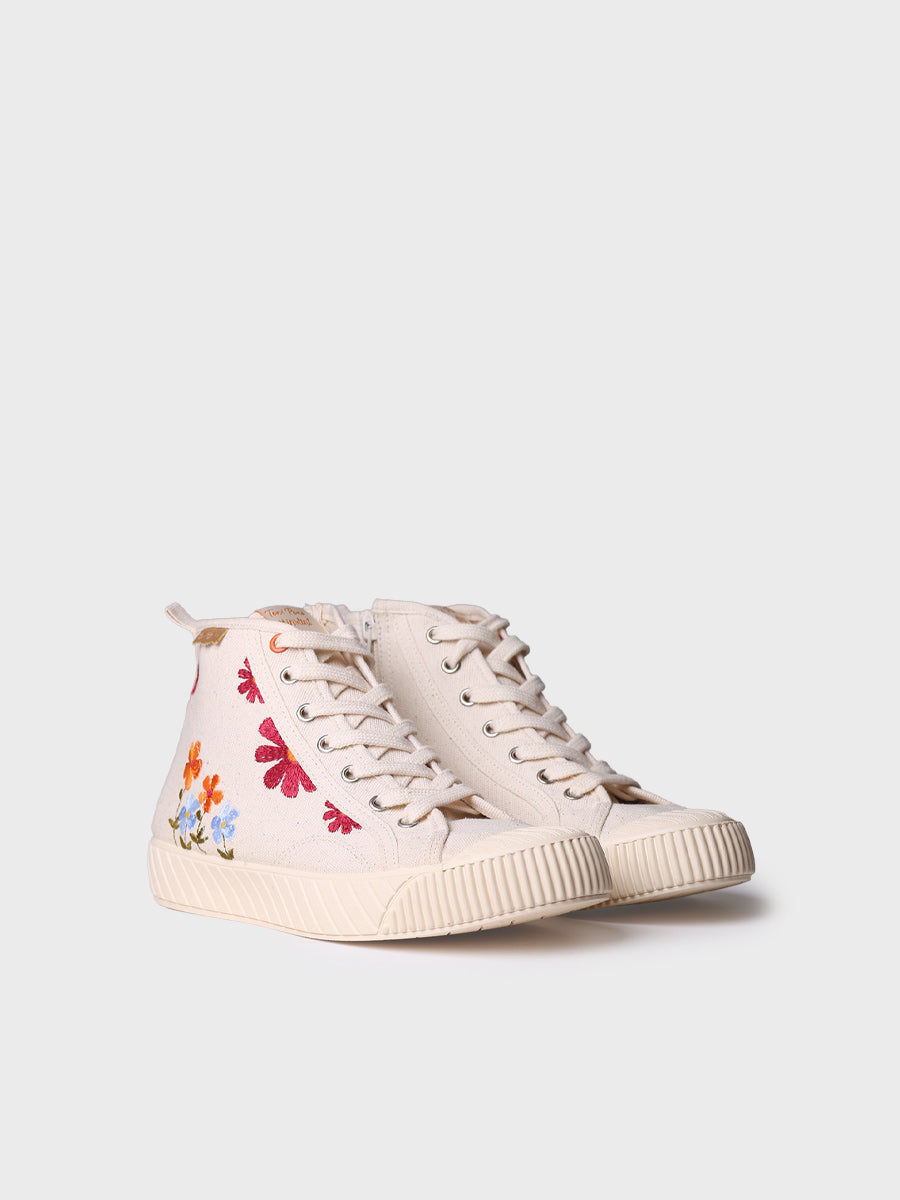 Zapatillas mujer - Zapatillas altas de mujer en tejido reciclado  - Toni Pons  