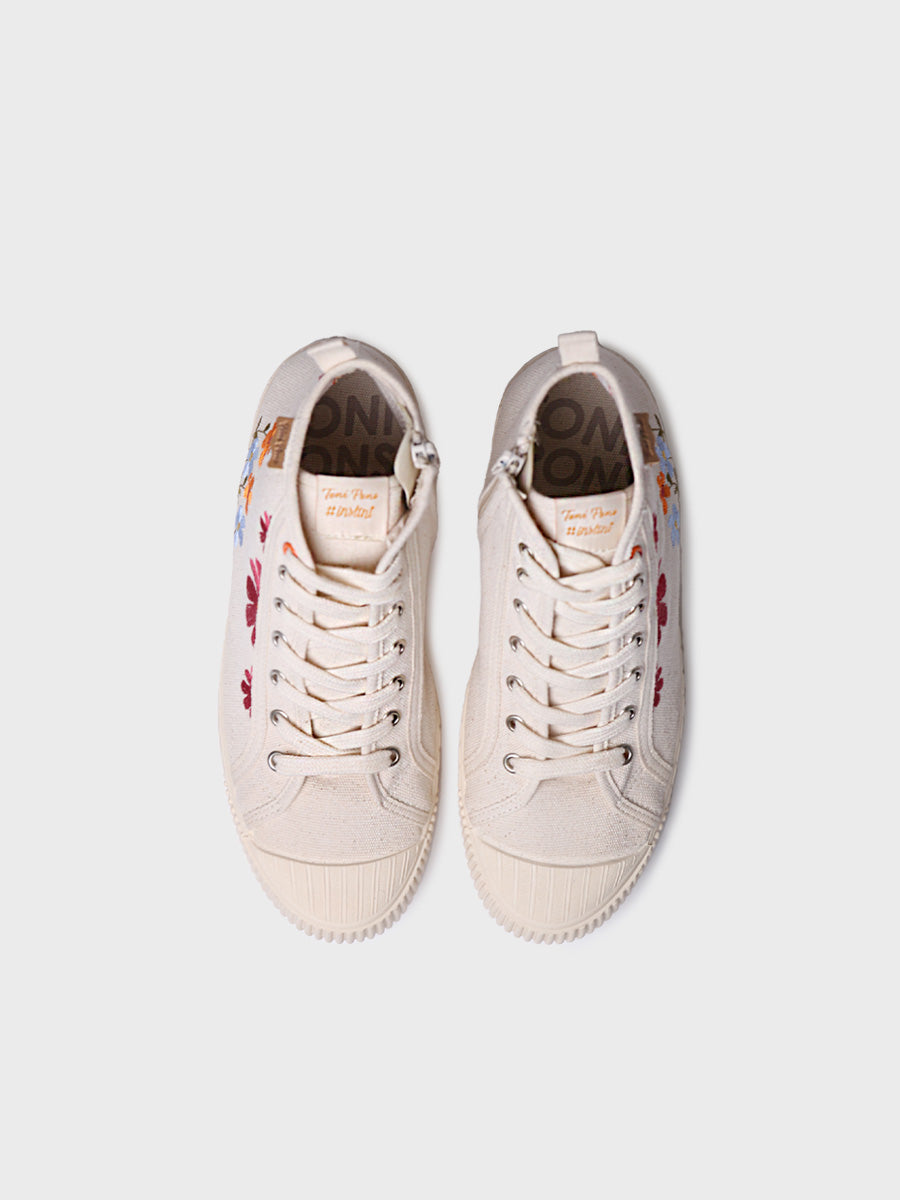 Zapatillas mujer - Zapatillas altas de mujer en tejido reciclado  - Toni Pons  