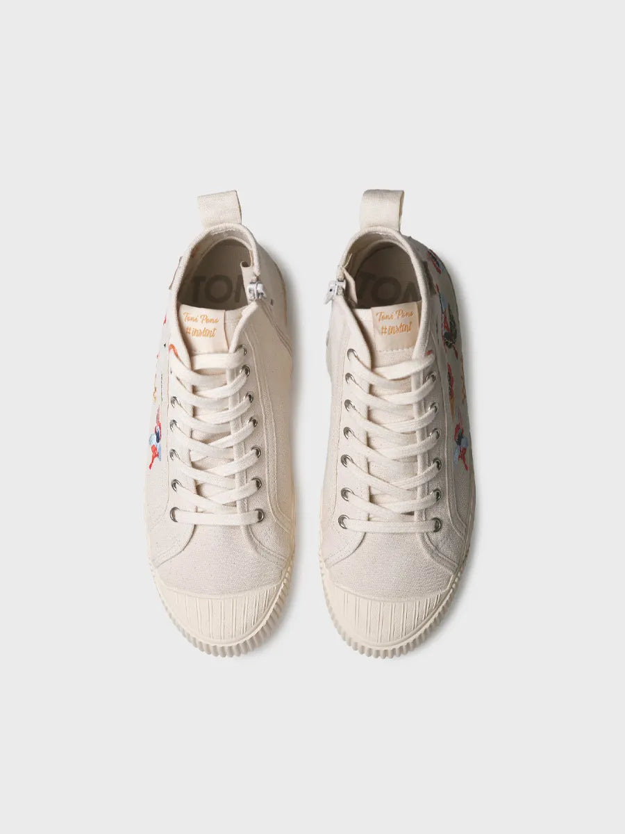  - Zapatilla de mujer con bordado floral | GENA-FL  - Toni Pons  