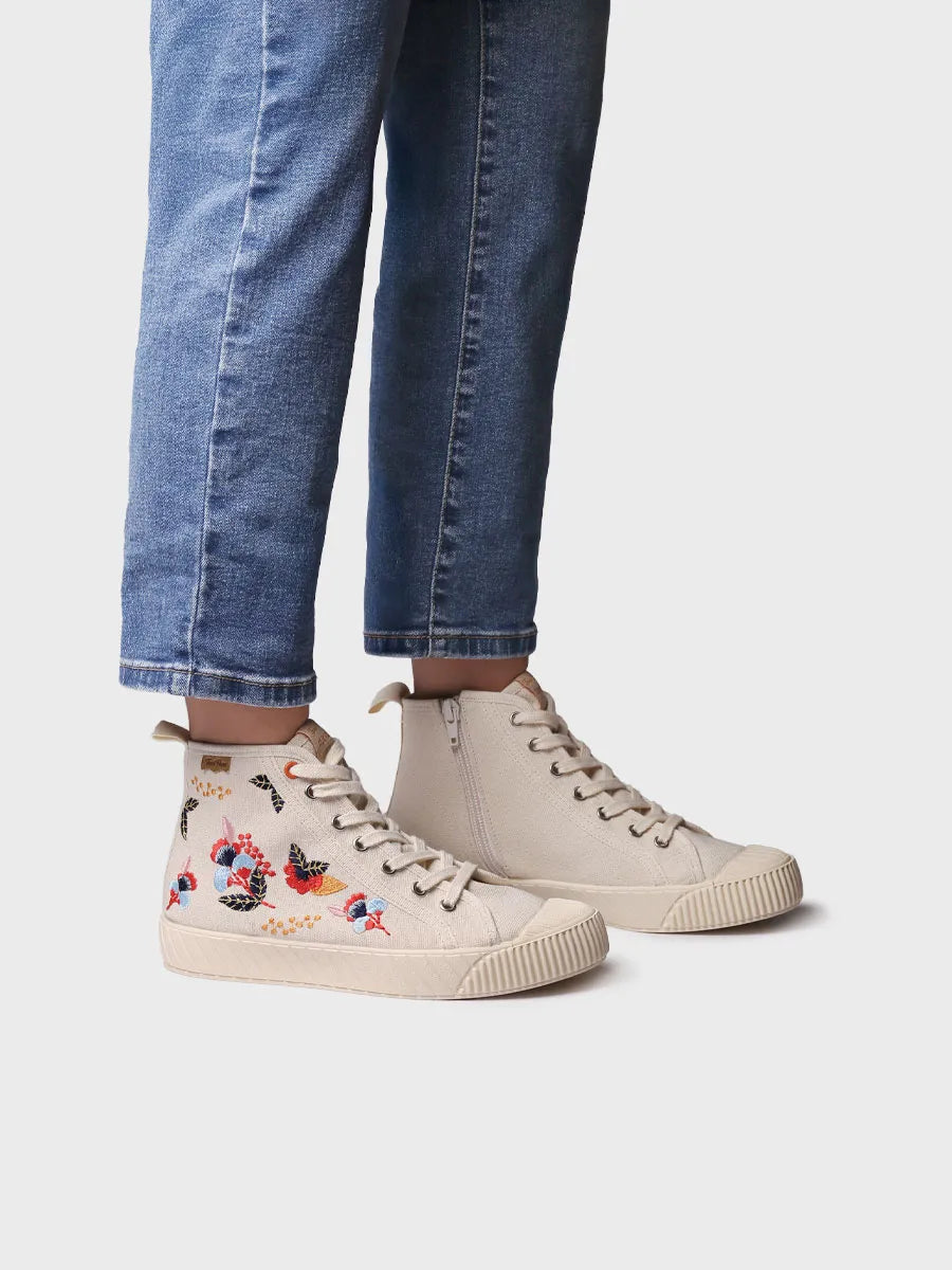  - Zapatilla de mujer con bordado floral | GENA-FL  - Toni Pons  