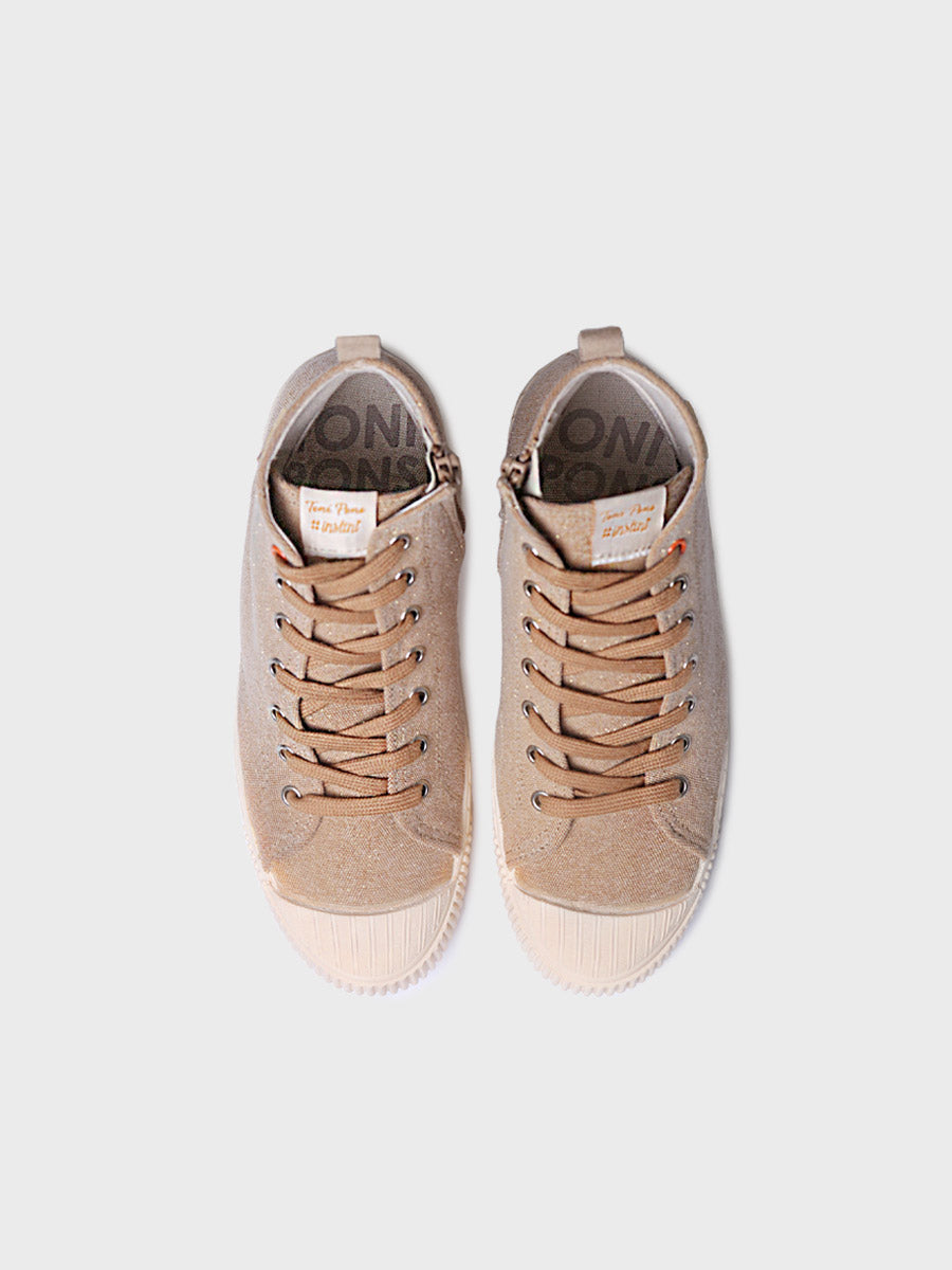 Zapatillas mujer - Zapatillas altas de mujer en tejido reciclado  - Toni Pons  