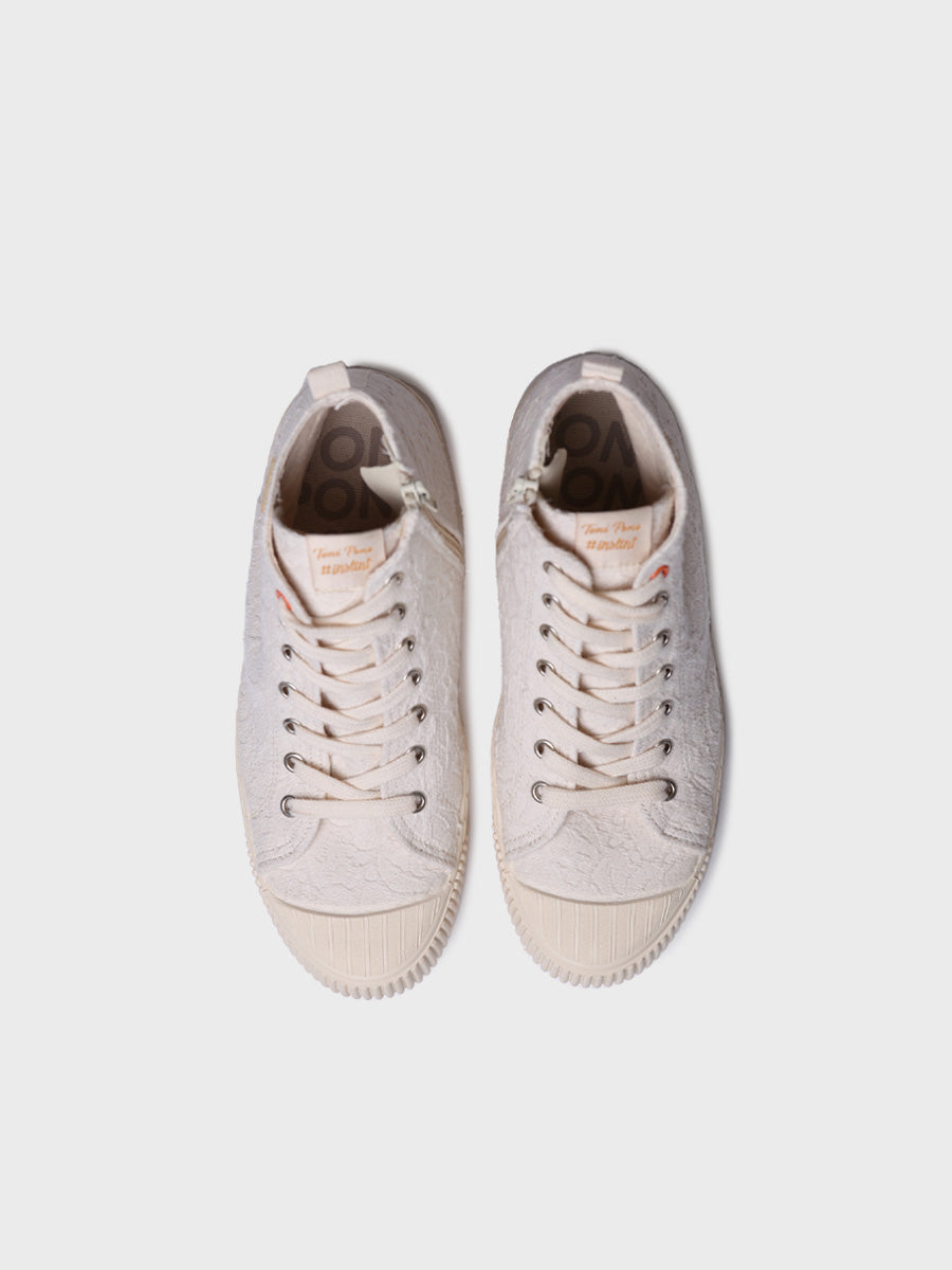 Zapatillas mujer - Zapatillas altas de mujer en tejido reciclado  - Toni Pons  