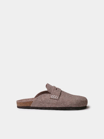 Zapatillas de casa hombre - Slippers tipo zueco de fieltro para hombre | GENIS  - Toni Pons  
