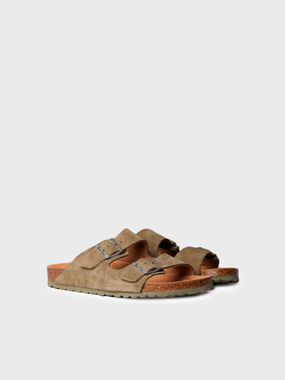 Men's sandal with buckles