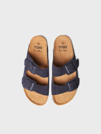 Men's sandal with buckles