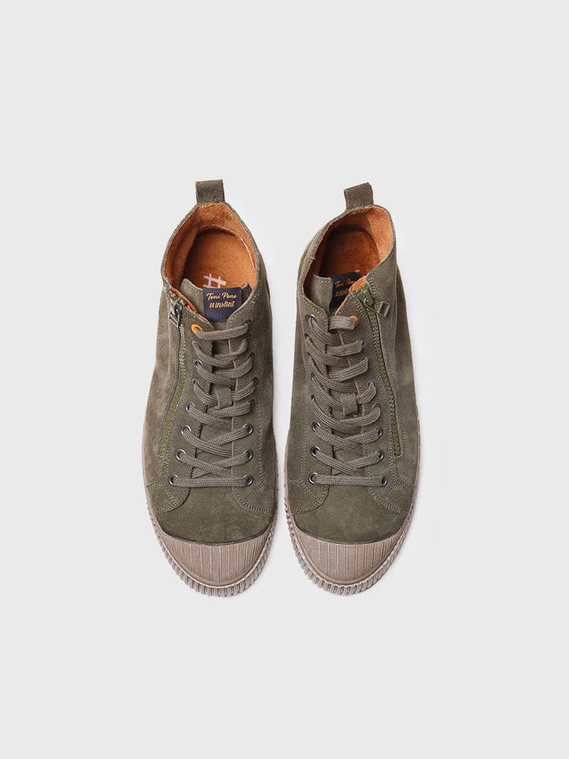 zapatillas hombre - Botín para hombre en serraje | GERI-SY  - Toni Pons  