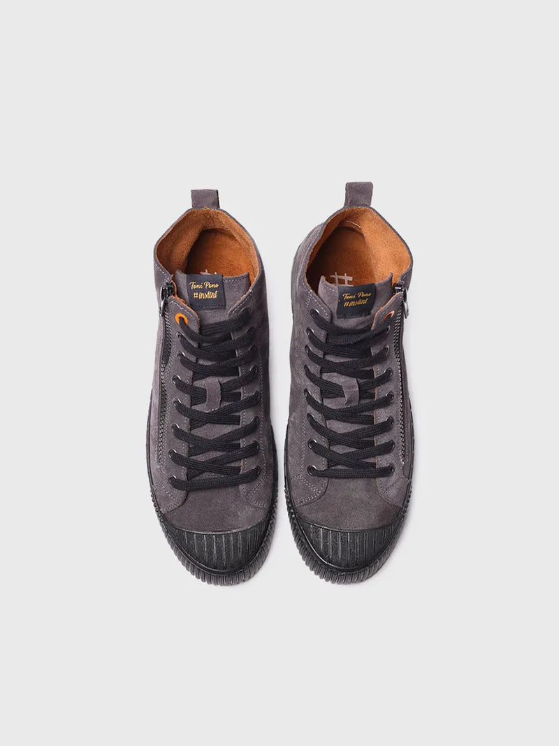 zapatillas hombre - Botín para hombre en serraje | GERI-SY  - Toni Pons  
