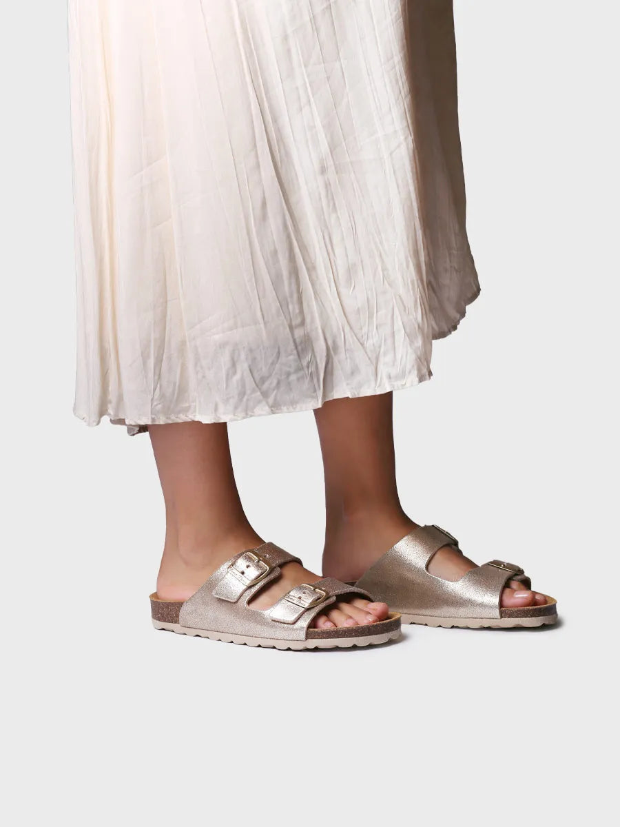 Sandalias mujer - Sandalia de mujer con doble hebilla | GHANA-QT  - Toni Pons  