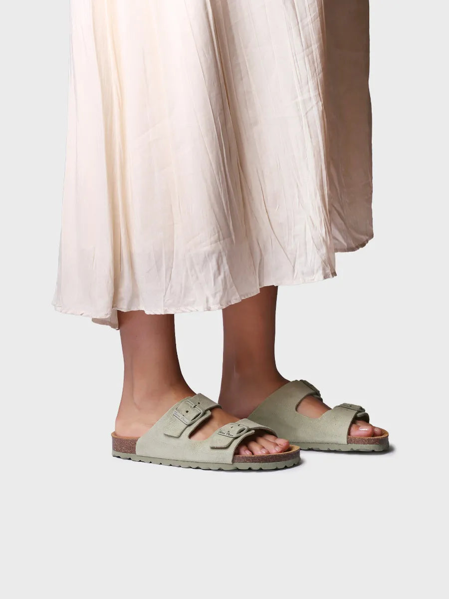 Sandalias mujer - Sandalia de mujer con doble hebilla | GHANA-QT  - Toni Pons  