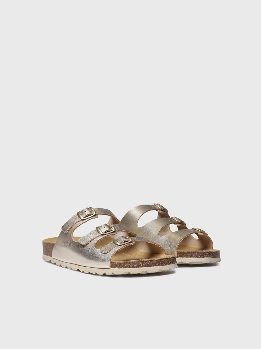  - Sandalia BIO de mujer en piel con hebillas | GIEN-VQ  - Toni Pons  