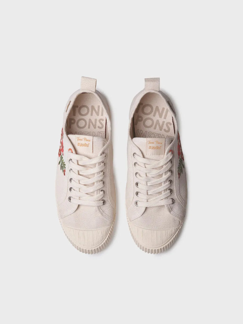 - Zapatilla de mujer con bordado floral | GILDA-FL  - Toni Pons  