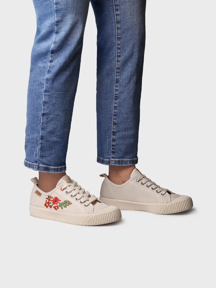  - Zapatilla de mujer con bordado floral | GILDA-FL  - Toni Pons  