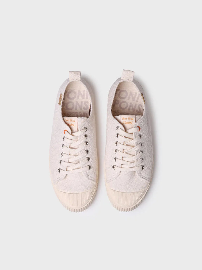zapatillas mujer - Zapatillas deportivas bajas de mujer en tejido reciclado | GILDA-RB  - Toni Pons  