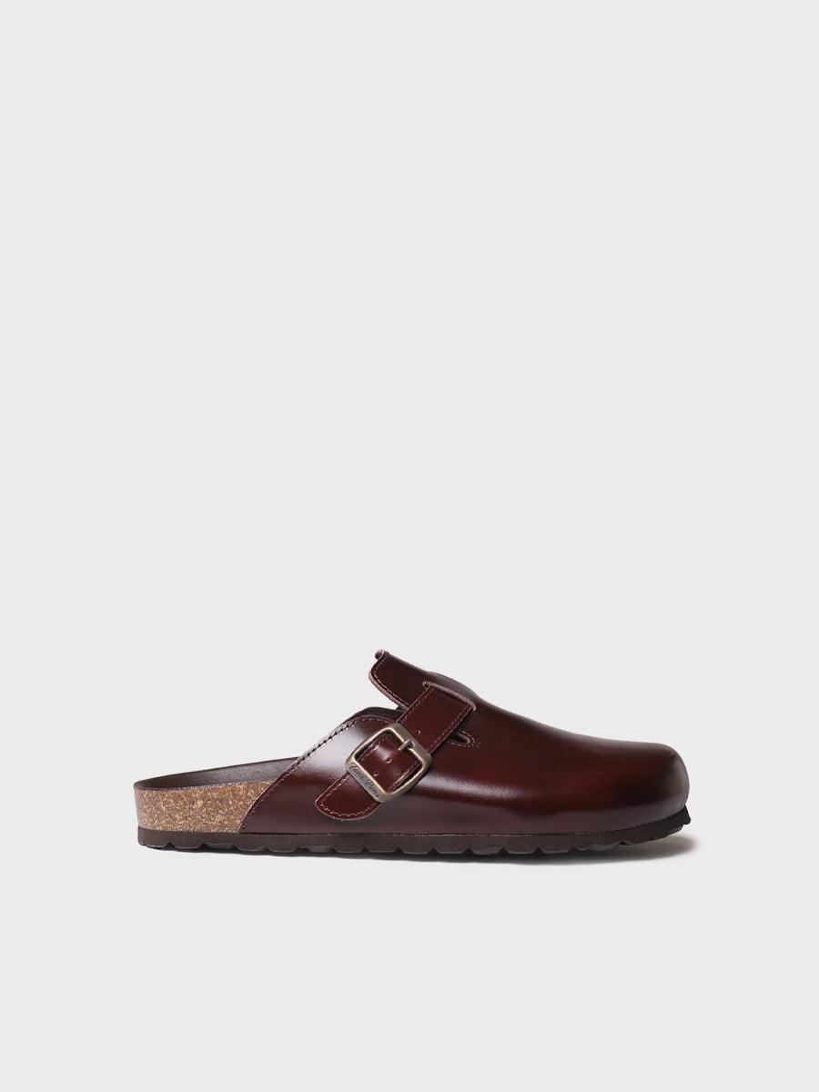 Sandalias mujer - Zueco en piel con hebilla para mujer | GINA  - Toni Pons  