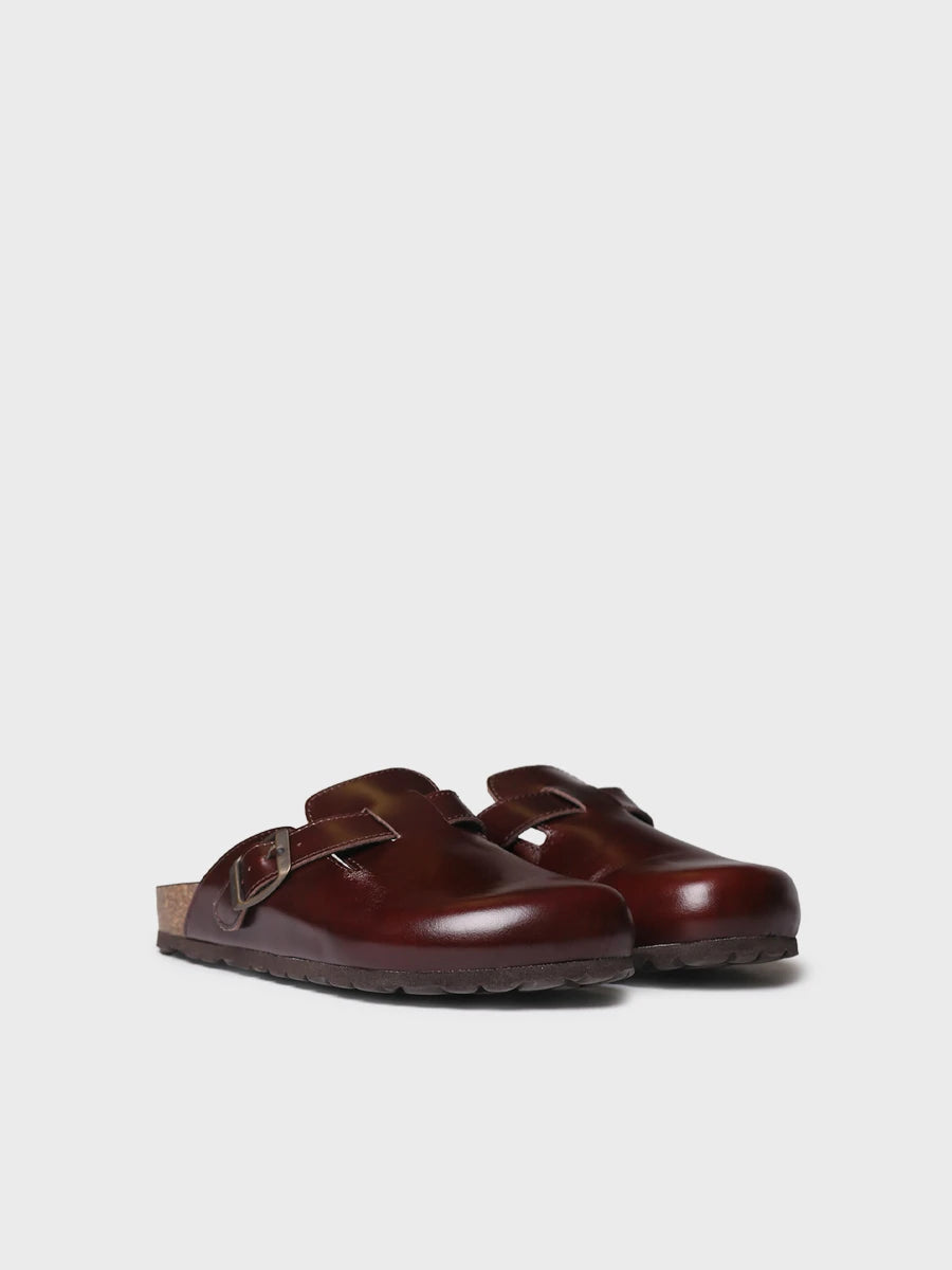 Sandalias mujer - Zueco en piel con hebilla para mujer | GINA  - Toni Pons  