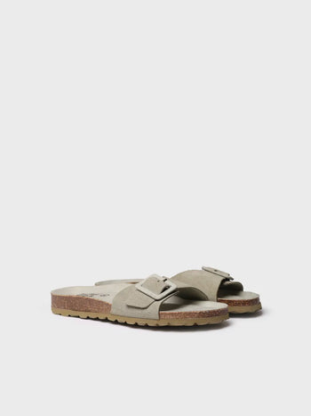 sandalias mujer - Sandalia BIO de mujer con hebilla y suela de corcho | GLIDE-QT  - Toni Pons  
