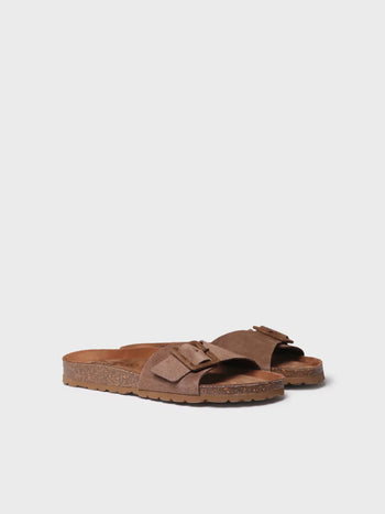 sandalias mujer - Sandalia BIO de mujer con hebilla y suela de corcho | GLIDE-QT  - Toni Pons  