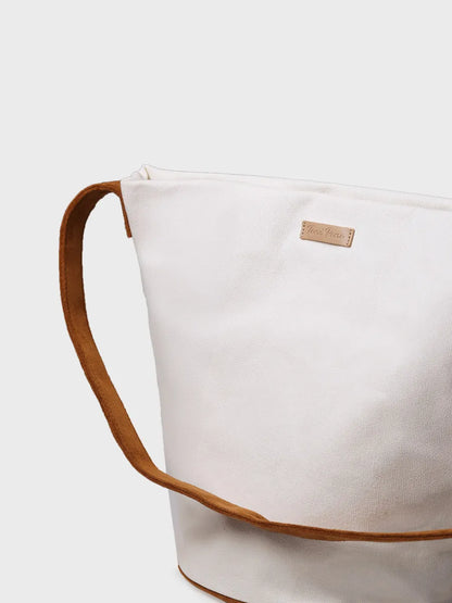 Women's cotton bag with adjustable strap