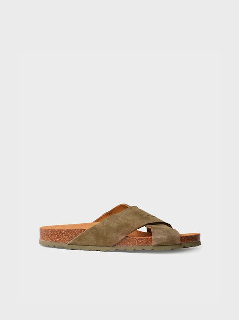 Men's BIO sandal with crossed straps