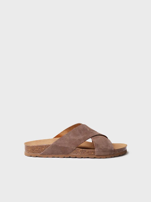 Men's BIO sandal with crossed straps