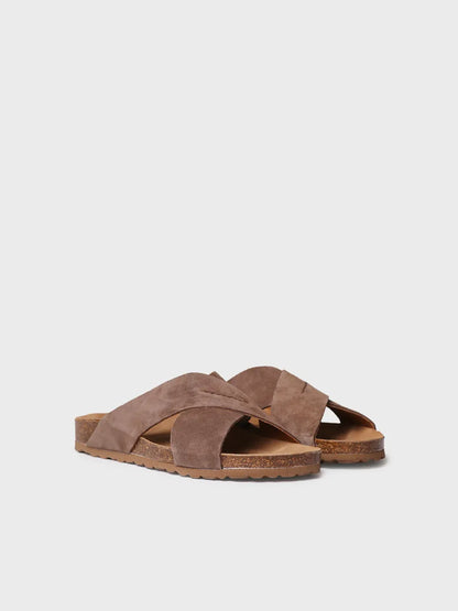 Men's BIO sandal with crossed straps