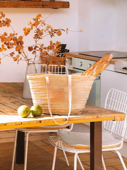 Complementos - Capazo de mimbre para mujer con asas de piel | GOMERA  - Toni Pons  