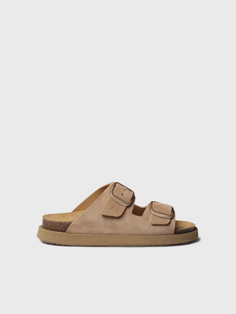  - Sandalia de mujer en serraje con hebillas | GONIA-QT  - Toni Pons  