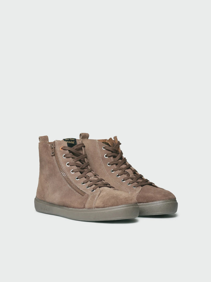 Men's suede lace-up ankle boot | GORI