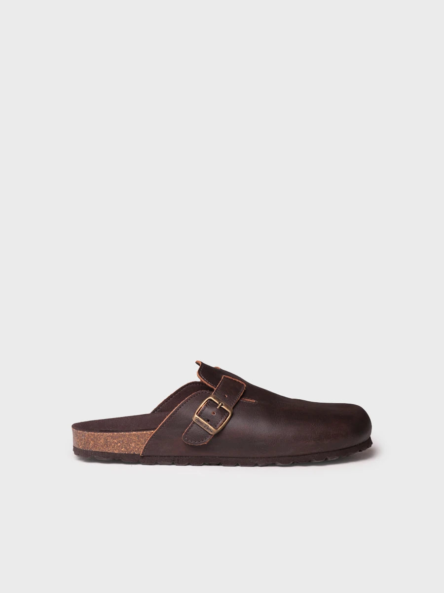Sandalias hombre - Zueco cerrado en piel para hombre | GORKA  - Toni Pons  