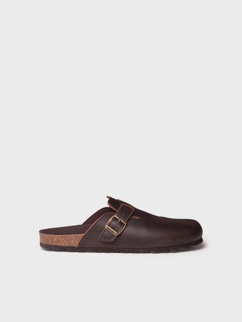 Sandalias hombre - Zueco cerrado en piel para hombre | GORKA  - Toni Pons  