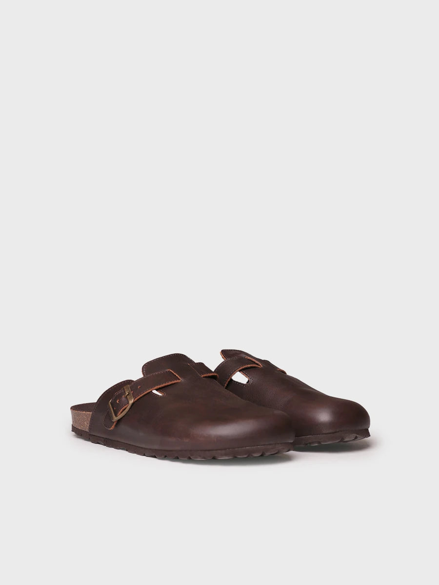 Sandalias hombre - Zueco cerrado en piel para hombre | GORKA  - Toni Pons  