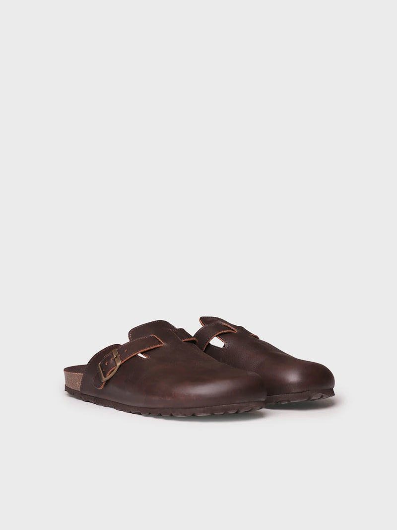 Sandalias hombre - Zueco cerrado en piel para hombre | GORKA  - Toni Pons  