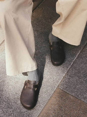 Men's closed leather clog | GORKA