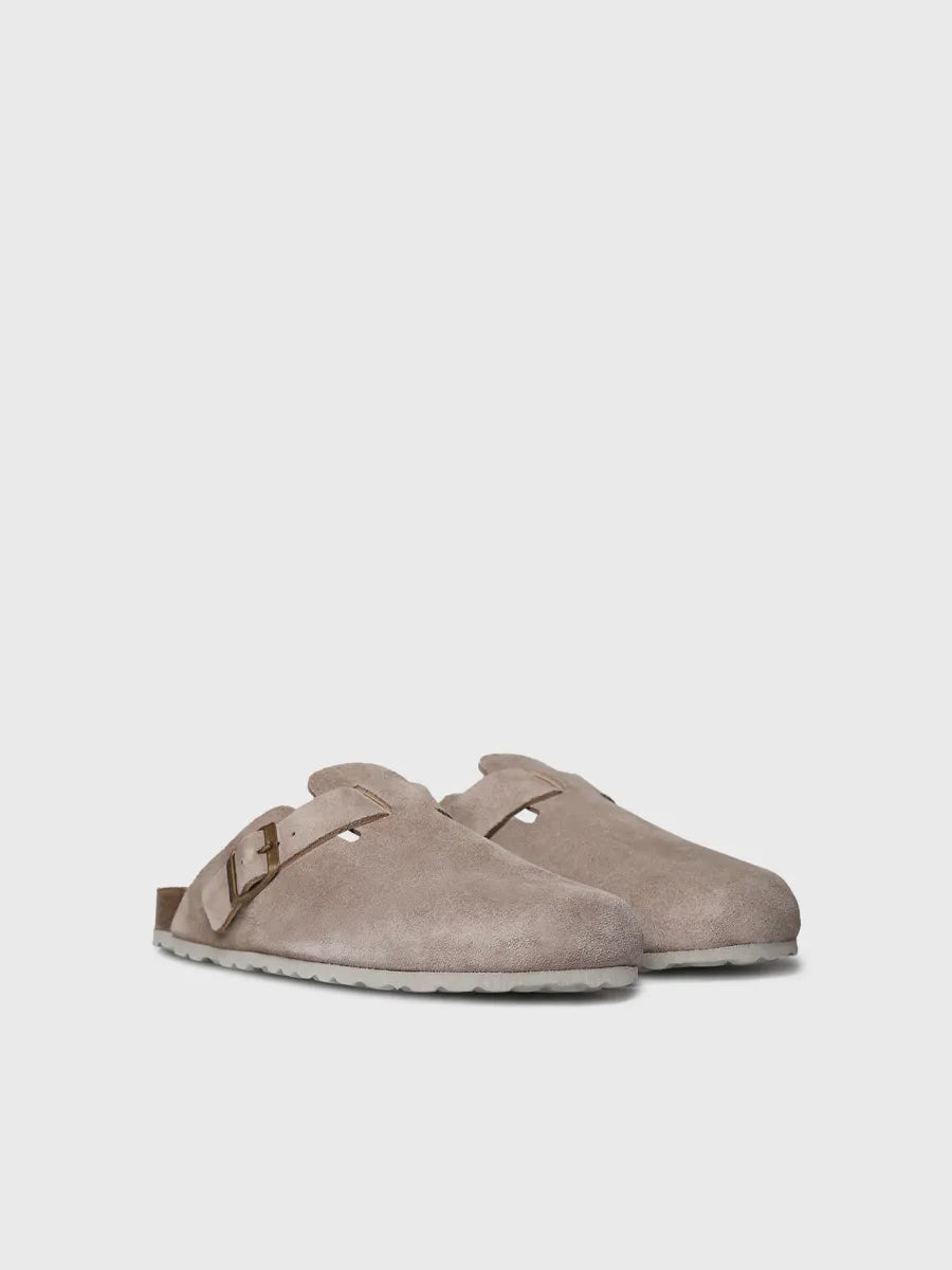  - Zueco de hombre en serraje con hebilla | GREGOR-QT  - Toni Pons  