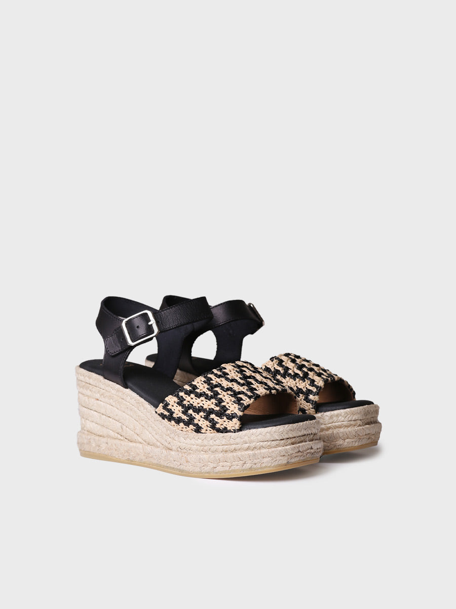 Alpargata mujer - Alpargata de mujer con cuña alta en tejido  - Toni Pons  