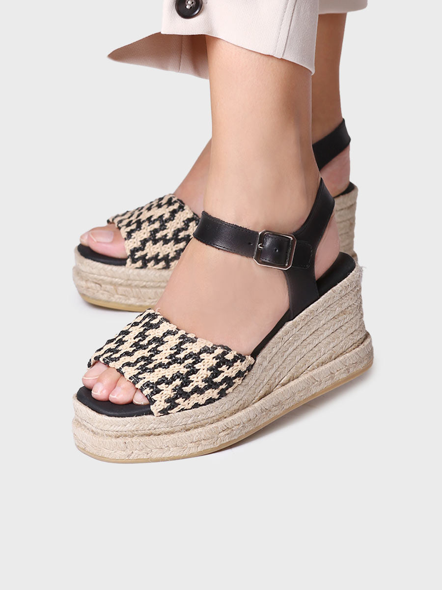 Alpargata mujer - Alpargata de mujer con cuña alta en tejido  - Toni Pons  