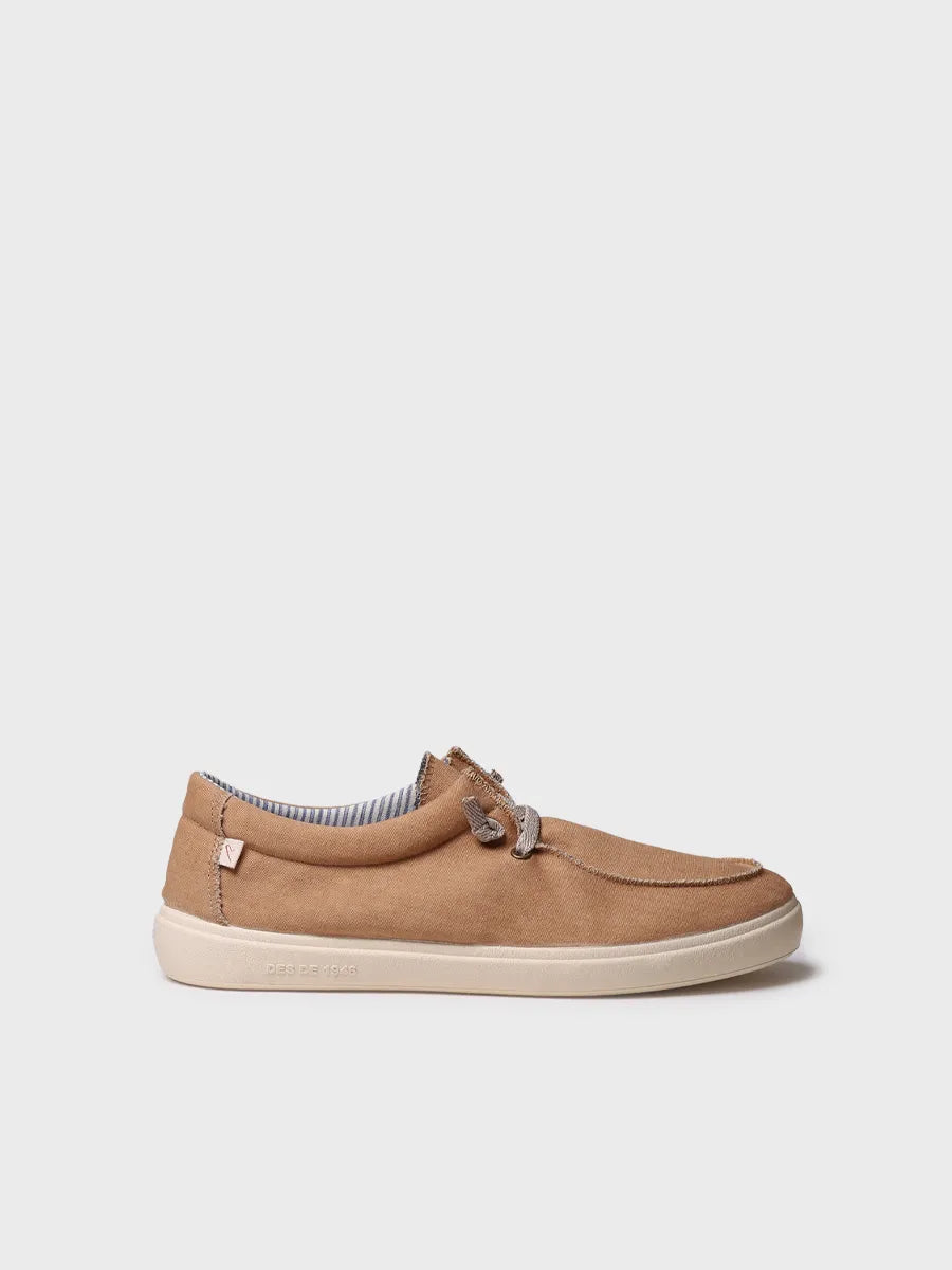 Chaussures à lacets en coton pour homme 