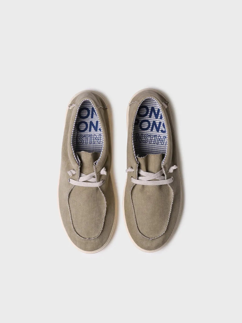 zapatillas hombre - Zapato de hombre en algodón con cordones | IAN  - Toni Pons  