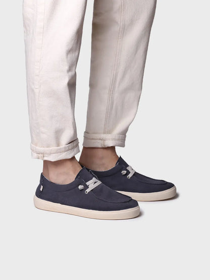 Chaussures à lacets en coton pour homme 