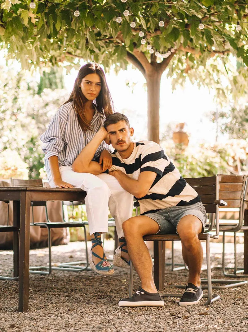 zapatillas hombre - Zapato de hombre en algodón con cordones | IAN  - Toni Pons  
