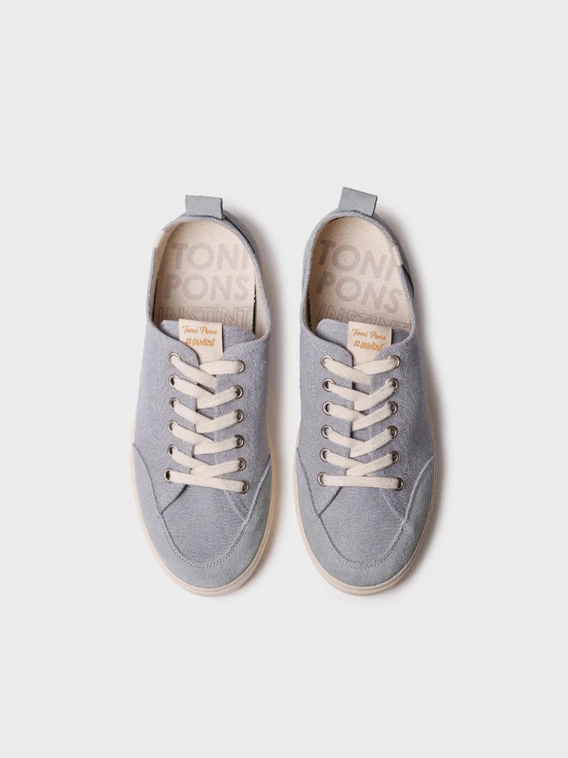 zapatillas mujer - Zapatilla deportiva de mujer en algodón con cordones | IBAR  - Toni Pons  