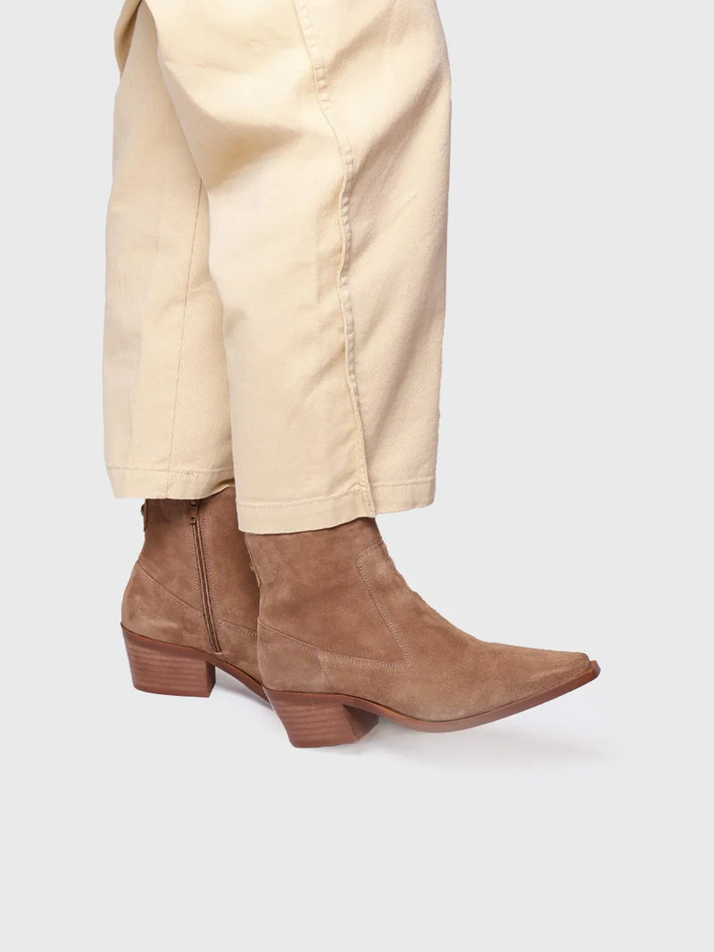 botines hombre - Botín para mujer en serraje en | IKIA-SY  - Toni Pons  