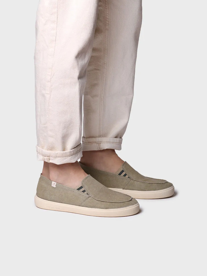 zapatillas hombre - Zapato cerrado de hombre en algodón con elásticos laterales | ILARI  - Toni Pons  