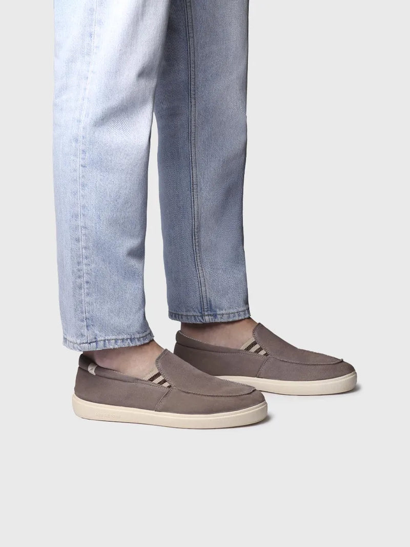  - Zapato cerrado de hombre en algodón con elásticos laterales | ILARI  - Toni Pons  