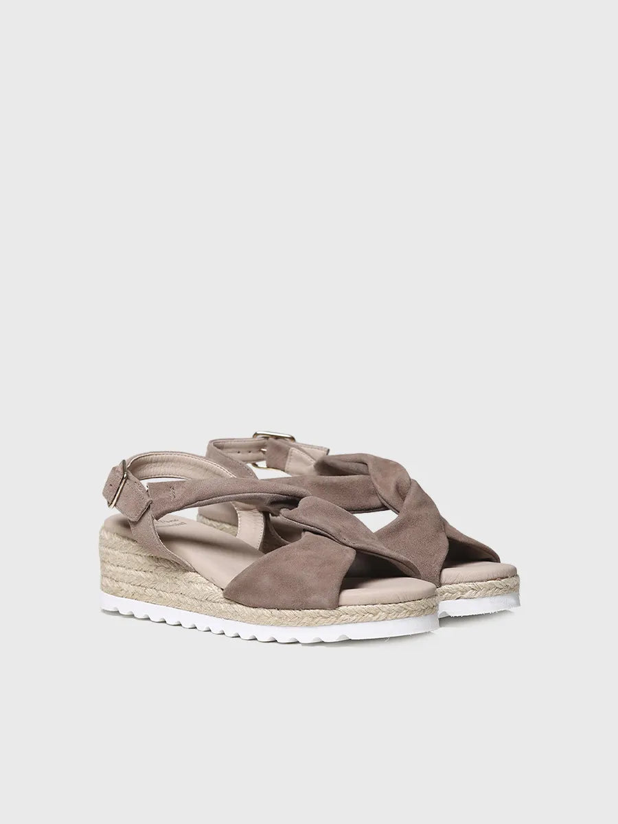 Sandalias mujer - Sandalia de cuña en piel  - Toni Pons  