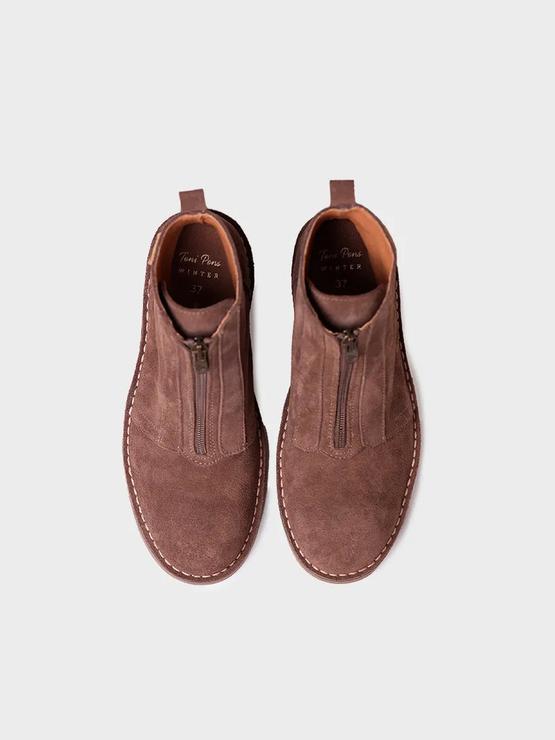 botines mujer - Botín para mujer en serraje | INDIA-SY  - Toni Pons  