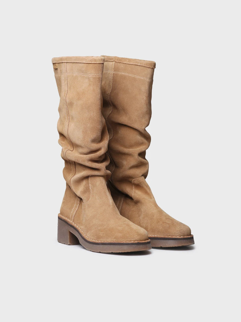 Botines mujer - Bota alta en serraje para mujer | IONE-SY  - Toni Pons  