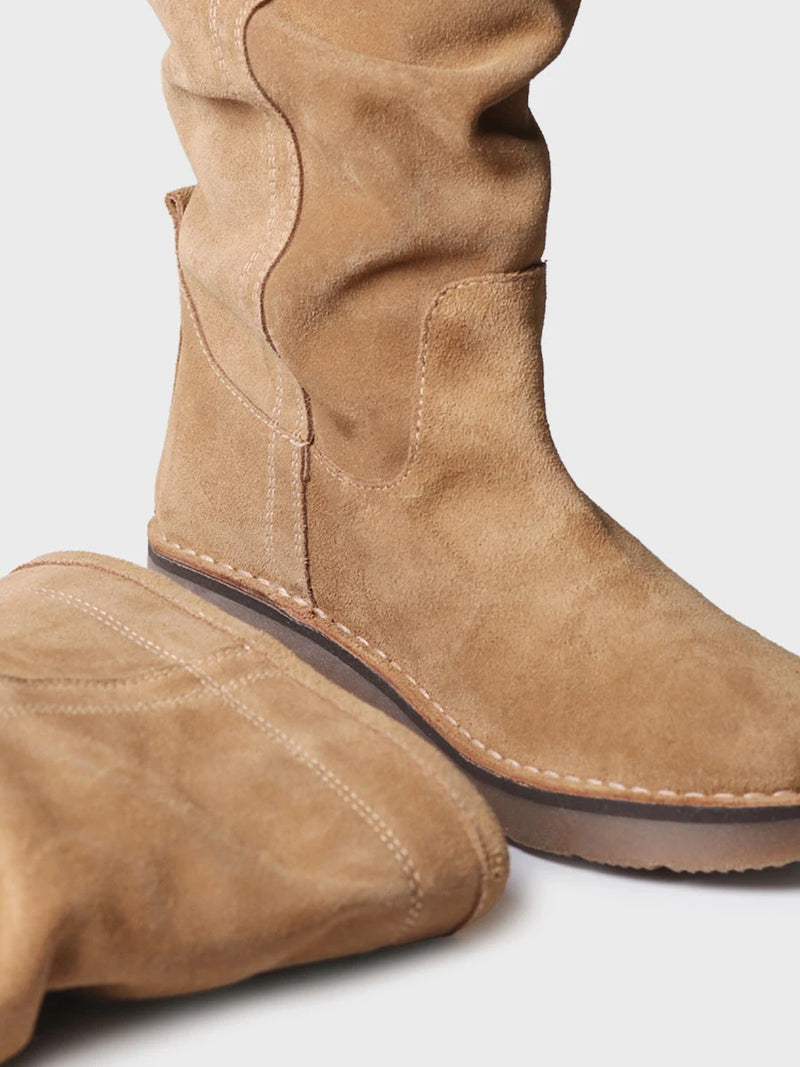 Botines mujer - Bota alta en serraje para mujer | IONE-SY  - Toni Pons  