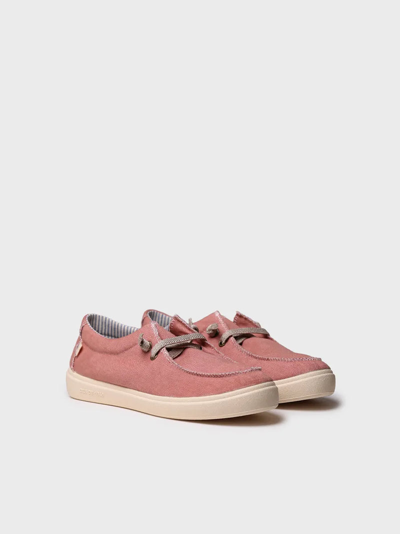 zapatillas mujer - Zapato de mujer en algodón con cordones elásticos | IRELIA  - Toni Pons  